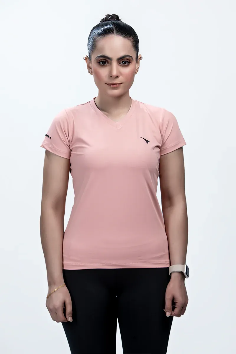 POWER FEMME DUSTY ROSE T-SHIRT